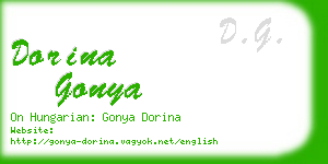 dorina gonya business card